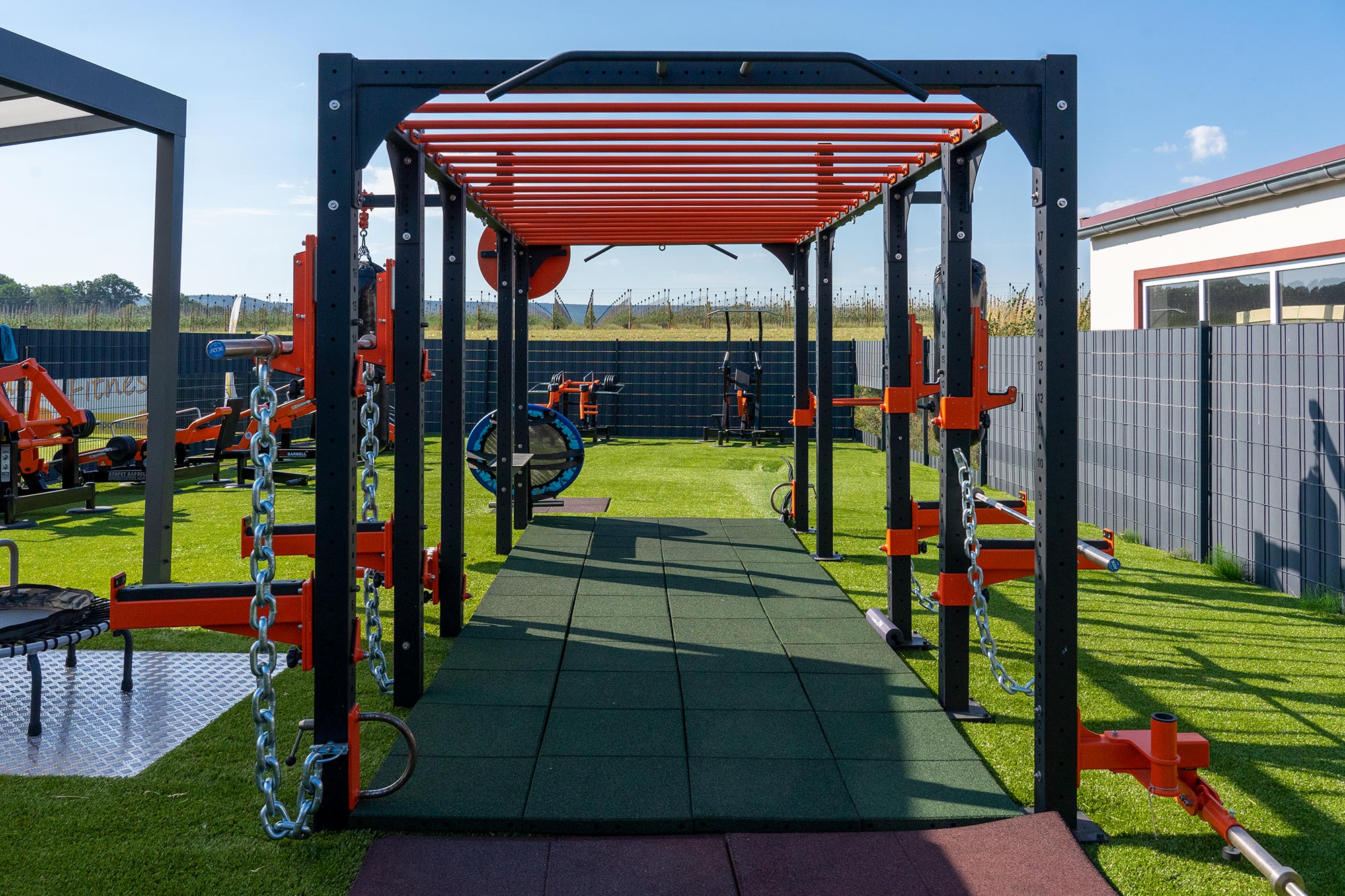 Sporttreff Outdoor-Trainingsbereich mit Functional-Rig