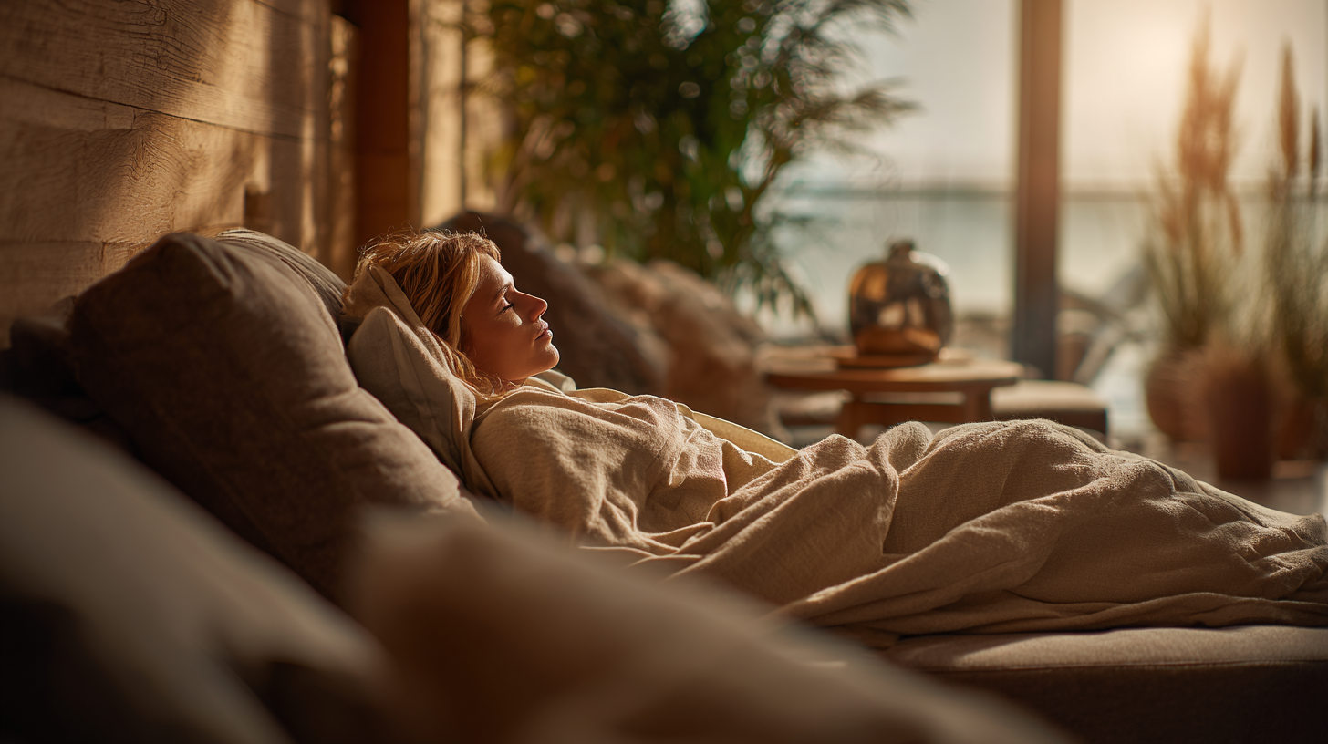 Ruhezonen und Panorama-Aussicht im Sporttreff